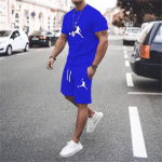 2023. aasta uus Summer Hot meeste T-s&auml;rk+l&uuml;hikesed p&uuml;ksid Meeste Spordikomplekt 3D LOGO Prindi Vaba aeg Mood l&uuml;hikeste varrukatega T-s&auml;rkide top komplekt M