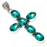 Looduslik indikoliidist turmaliinist v&auml;&auml;riskivi 925 Sterling h&otilde;be ripats 3,03 Z0a70