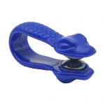 Akupressuuriklambrid migreeni leevendamiseks Serpentiini mustriga LI4 massaažiklambrid Plastikust tiigrisuu h&otilde;&otilde;rumisklambrid peavalu pingete leevendamiseks sinine