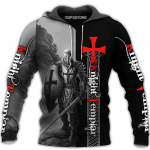 Uued 3D-prindiga kapuutsiga kapuutsiga dressipluus, sama stiili meestele ja naistele vabaaja mood Pullover Crusade Theme Tops mantel meestele S