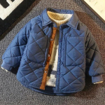 Lasteriided Poiste S&uuml;gistalvine Kerge jakk Beebipoiss Lahtine Korea vabaaja Topid T&uuml;drukute Mantel Unisex V&auml;ikelaste Joped 120cm sinine