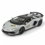 1/24 Lamborghini Aventador SVJ 63 Sulamist V&otilde;idus&otilde;iduauto Mudel Valatud Metallist M&auml;nguautod Auto Mudel Heli ja Valguse Simulatsioon Laste M&auml;nguasi Kingitus hall v&auml;rv
