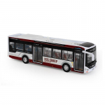 1/43 suure suurusega elektriline turismim&auml;nguasi liiklusbuss sulamist s&otilde;iduauto mudel survevalu metallist m&auml;nguasja &auml;ribussi mudel helivalgus lastele kingitus