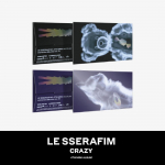 Ettetellige LE SSERAFIM 4th Album CRAZY Weverse Albums ver. & STUDIO CHOOM POB Random ver.