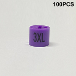 100 tk Riidepuu Suuruse silt Plastikust r&otilde;ivas Suurusemarker Sildid S&otilde;rmused riietele Pood Pood Riidepuu Xs SML Xl 3Xl-5Xl XXS
