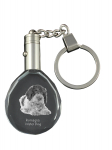 Romagna Water Dog - pendant with a photo of a dog, crystal key ring in a gift box, a unique gift by Art-Dog
