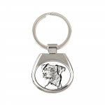 Danish-Swedish Farmdog - keychain with a dog, keychain with a print, personalized pendant from the Art-Dog brand