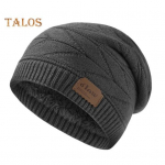 Talvine meeste m&uuml;ts Kootud veniv kuhjatud m&uuml;ts Paks pl&uuml;&uuml;s vooder &uuml;hev&auml;rviline k&otilde;rvakaitse, soe igap&auml;evaseks kandmiseks m&uuml;ts V&auml;lisuusatamine uisutamine peakatted punane