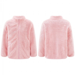 Lapsed poisid t&uuml;drukud stiilsed riided pikkade varrukatega krae t&otilde;mblukk suletav ees jope &uuml;ler&otilde;ivad 2-3 Years roosa