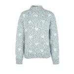 S&uuml;gis Talv Vintage Vaba L&otilde;ikega Pikkade Varrukatega Top Tr&uuml;kiga Kampsun Kudumid P&uuml;stkraega Kampsun L helehall v&auml;rv