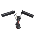 Mootorratta elektrilised soojendusk&auml;epidemed 12V 22mm juhtrauasoojendaja ATV rattat&otilde;ukeratta k&auml;epideme k&auml;esoojendaja talv 12.5*2.2cm,13.7*2.2cm must