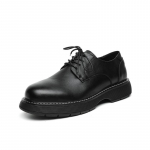 V&auml;ikesed Nahkkingad Meeste Briti Trendikad &Auml;ri&uuml;likonna &Uuml;mar Nina Korea Versioon Suure Peaga Madala S&auml;&auml;rega Martini Saapad 86235-R 42 must