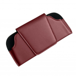 Auto p&auml;ikesesirmi prillide &uuml;mbris Auto nahast prillide hoidja P&auml;ikeseprillid Klippkaardi piletihoidja Multifunktsionaalne auto salongi panipaik must