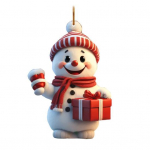 J&otilde;ulupuu rippuvad kaunistused multifilm J&otilde;uluvana lumememme kaunistused 2D lame akr&uuml;&uuml;lripats puu autotarvete jaoks A