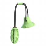 Lemmikloomakoerte iminapaga n&auml;rimism&auml;nguasjad keskmise suurusega koertele Interaktiivsed k&ouml;ied lekkivad toidupallid m&auml;nguasi hammaste puhastamise treeningu tarvikud sinine