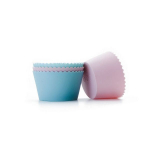 Moule &agrave; cupcake - Ibili - 871406 - Komplekt 4 - 100% silikoon - Resistant de -60&deg;C &agrave; +230&deg;C