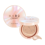 Holika Holika Hardcover Glow EX Cushion Foundation Original 14g + Refill 14g Set, 03 Sand Ivory, 1 set beige
