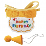 Kassi koerte pudip&otilde;lled ja m&uuml;tsid Armsad riietusm&uuml;tsid rinnat&uuml;kid Naljakad fotograafia rekvisiidid Kingitus s&uuml;nnip&auml;evapeoks Purple Bib and Hat