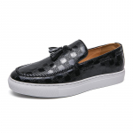 Moodne K&otilde;rge Kvaliteediga Itaalia King Meestele Mokassiinid Vabaaja Meeste Kingad Luksuslik Nahast Slip-on Briti Stiil Pehmed Kingad Mokassiinid Suurus 47 48 38