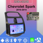 Android Carplay Auto Raadio Chevrolet Spark 2010-2015 jaoks Multimeediam&auml;ngija Peaseade Stereo GPS Navigatsioon BT WIFI 2+32GB 2+32GB,A