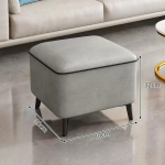 Taburet Kodu Kerge Luksus Madalad Taburetid Ukseava Kingad Vahetus Taburetid Ruudutaburet Elutoa Diivan K&uuml;lgpink Nahast Ottomani Pouf