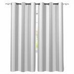Triibulised Hall Mustaks Tegivad Kardinad Elutuppa Magamistuppa Tr&uuml;kitud Aknakatted Kardinad Kodu Dekoor W135 x H60cm