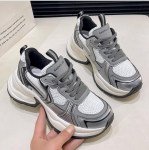 Mood Naiste Mood Kingad K&otilde;igega Sobivad Paksu P&otilde;hjaga Korea Mahukad Tossud Platvorm 5CM Hingavad S&uuml;gis Naine Vulkaniseeritud Jooksujalatsid 35