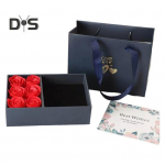 Igaveste rooside kinkekarp S&auml;ilitatud lilled Ehtekarp naistele Naine Ema S&uuml;nnip&auml;ev emadep&auml;ev s&otilde;brap&auml;eva j&otilde;ulukink A