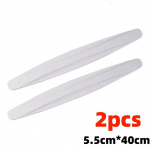 2tk auto p&otilde;rkerauda kaitseriba kokkup&otilde;rkevastane kaitseriba kleebis kaitse nurgakaitse kriimustus kere auto tarvikud valge