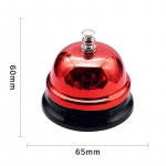 1 tk 65 mm mitmev&auml;rviline kellukellad j&otilde;ulukellad Seksikas kelluke s&ouml;&ouml;gilaud kutsumine k&ouml;&ouml;k hotelli leti vastuv&otilde;tt 65x60mm
