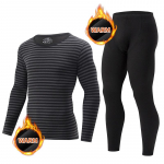 Meeste suures suuruses triibuline talvine termopesu p&otilde;hjaga meeste kevad- ja s&uuml;gisene paksude s&uuml;gisriiete ja p&uuml;kste komplekt S