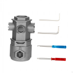 Faucet Wrench under Sink Parts Installing Compact Replacement Basin Set