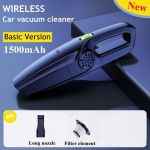 3000mAh Kaasaskantav Juhtmevaba Auto Tolmuimeja K&auml;eshoitav V&otilde;imas Auto Puhastaja Kiiresti Laetav Suure Imemisv&otilde;imsusega Madala M&uuml;ratasemega Auto Tolmuimeja 1500Mah