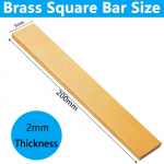 H59 messingist lameda varda plaadi riba paksused 2 mm 4 mm 6 mm 8 mm 10 mm 20 mm puhas vask t&auml;ismetallplaadid materjali pikkus 200 mm/250 mm 2x5x200mm