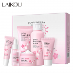 LAIKOU Cherry Blossom n&auml;opuhastusvahend/ arvuti. Skincare Gift Box Kerge nahka niisutav vananemisvastane kreem 6tk-komplekt 6-Piece set