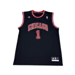 Adidas X NBA koost&ouml;&ouml; Chicago Bulls Rose 1 v&otilde;&otilde;rsilgu pusa &uuml;mmarguse kaelusega varrukateta korvpallivorm unisex vorm Must 7818A-3B5-AEB1062 XL black