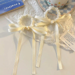 Armsad armsad Bowknot juuksepaelad Korea mood naiste t&uuml;drukute hobusesaba kummipaelad Armsad juuksepaelad Topeltlindiga pea kujundamisn&ouml;&ouml;rid