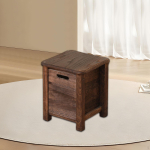 Puidust panipaik majapidamises kasutatav v&auml;ike kaasaskantav ruumi kokkuhoid koos sahtlikinga vahetamisega 30cmx30cmx35cm_Brown