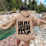 Naiste moe kerged pikkade varrukatega pusadega kapuutsid Graafiline kapuuts M