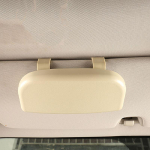 Auto Prillide Korpus P&auml;ikeseprillid Hoiukast 3 V&auml;rvi Auto Sisustus Aksessuaarid Prillide hoidik P&auml;ikesesirm Autod 39mm Paksus beež