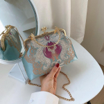 Moodne Siidist Kott T&otilde;mbe&otilde;mblusega &Otilde;lakott Crossbody Kett Naiste K&auml;ekott Tikand Hiina Cheongsam Naiste Kotid Rahakott