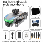 2025. aasta uus A17 PRO professionaalne droon ESC HD 3 kaamera minidroon 8K &otilde;hufotograafia takistuste v&auml;ltimine helikopteri harjadeta Quadcopter RC m&auml;nguasi 1 Battery hall