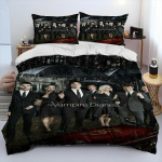 Uus film The Vampire Diaries voodipesukomplekt &Uuml;hekohaline Kaksik T&auml;issuuruses Kuninganna Kuningas Suuruses Voodikomplekt T&auml;iskasvanud Laps Magamistuba Tekikotikomplekt Kodutekstiil AU Single 140x210cm