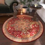 Retro &uuml;mmargune vaip Kodu Magamistuba Elutuba Diivan Diivanilaud Tuba Paks p&otilde;randamatt Vaip Tooli matt diameter 160CM