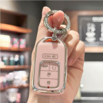 V&otilde;tmehoidja kate koos Blingi paelaga v&otilde;tmehoidjaga Honda Accord Civic CRV Pilot Ridgeline Passport Smart Remote Key Protectori jaoks must