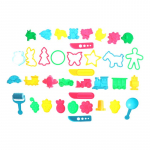 36 tk. Muda savi t&ouml;&ouml;riistad Pol&uuml;meersavi plastiliinist vormikomplekt