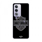Coque Oppo A80 Harley Davidson logo motor sycles gris front noir Maniacase
