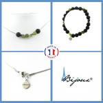 Pierres et Min&eacute;raux. Parure bijoux Bracelet Collier Perles Jade Nephrite de Xiuyan Chine + Taille personnalisable.