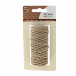 Cordon cuir beige 2mm x 15m
