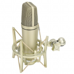 Stuudiokondensaatormikrofon Metallist juhtmega kardioidkondensaatormikrofon vokaali salvestamiseks